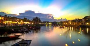 Croisière à Hoi An au coucher du soleil