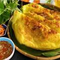 Banh Xeo, délicieuse crêpe croustillante vietnamienne, spécialité du Sud
